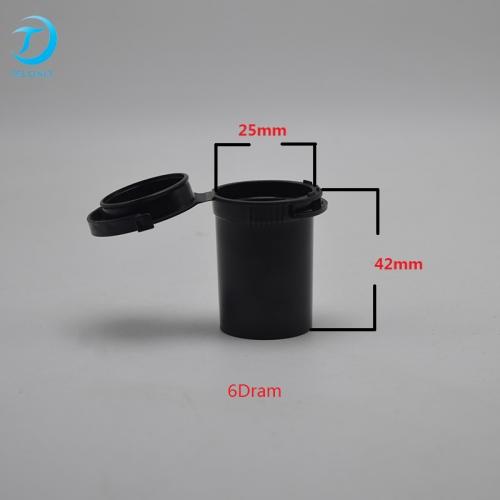 6Dram pop top container 22*50mm any color be customed